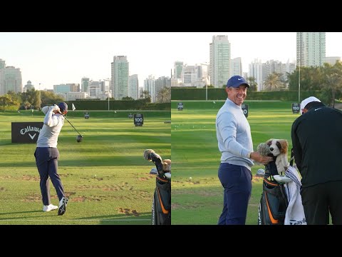 Rory McIlroy Full Range Session | 2026 Hero Dubai Desert Classic
