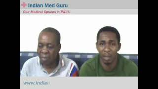 Mr. Eze, Nigeria patient video testimonial India
