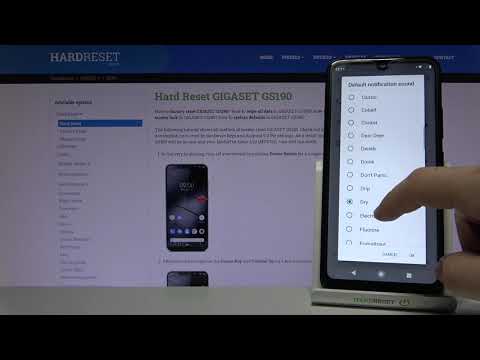 Notification Tones in GIGASET GS190 – List of Notification Sounds
