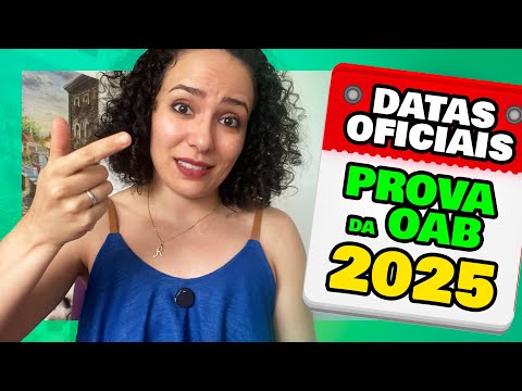 Vídeo: Calendário OAB 2025: datas, prazos e dúvidas