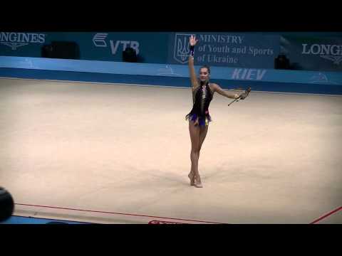 Halkina Katsyaryna (BLR)  clubs   World Championships RG 2013 Qual