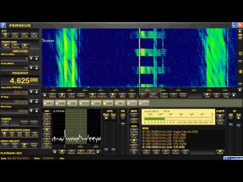 Numbers Station, Russian, S28 "Buzzer" 4th Harmonic, October 22, 2011, 1527 UTC, 18500 kHz