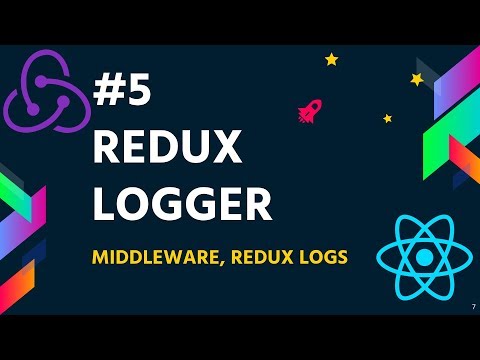 5 Redux Logger | MiddleWare | Redux Tutorial for Beginners