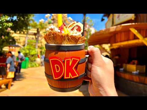 Eating at Super Nintendo World 🍄🍔 Universal Studios Japan