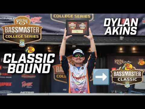 Dylan Akins Bassmaster College Classic Bracket win video thumbnail