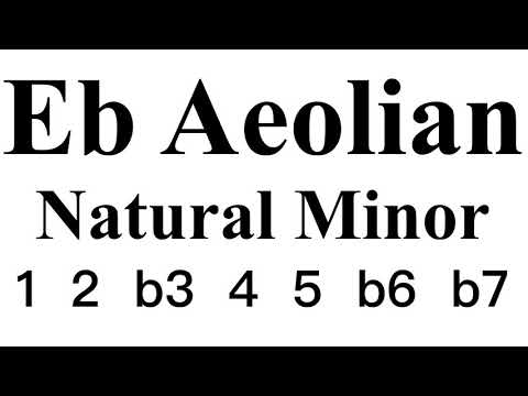 Eb Aeolian mode backing track #LBT04Eb