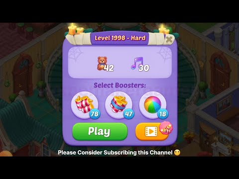 Matchington Mansion Level 1998 & Level 1999 My NO BOOSTER LEVELS @Intvo