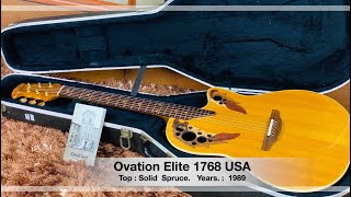 Video thumbnail for Ovation Elite 1768  / USA 1989 by top acoustic