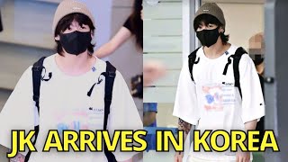 🔴 [LIVE] Jungkook Arrives back in Korea from London after Seven Promotions, JK at Airport BTS live v