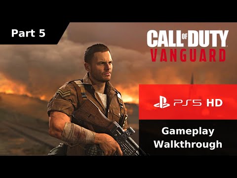 Call of Duty Vanguard PS5 Gameplay Walkthrough Part 5 Full Game - No Commentary