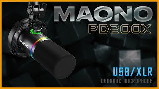 Maono PD200X Dynamic Microphone for Podcasting