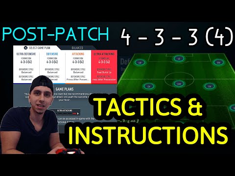 HOW TO BEAT 4-2-3-1 BEST FORMATION TUTORIAL 4-3-3 ATTACK TACTICS/INSTRUCTIONS POSTPATCH FIFA 20 FUT