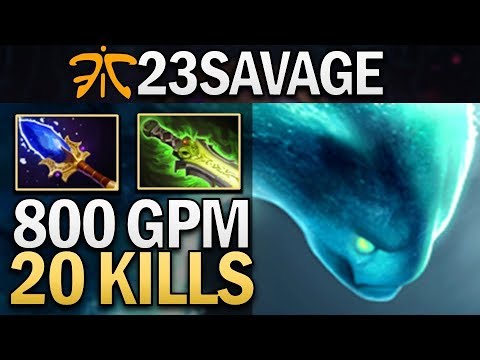 FNATIC.23SAVAGE MORPHLING AMAZING AGHS USAGE - DOTA 2 GAMEPLAY