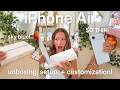 Unboxing The NEW IPhone AIR ️ Customization Set Up Camera Tests With All IPhone 17 Lineup