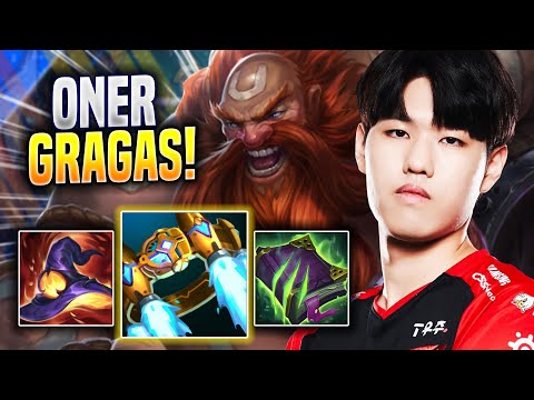 ONER CRAZY GAME WITH GRAGAS! - T1 Oner Plays Gragas JUNGLE vs Lee Sin! | Season 2023