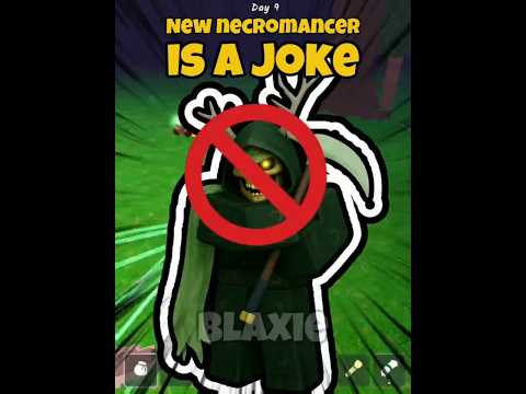 NEW Necromancer Class is a Joke 🤡 99 nights in the forest #robloxedit
