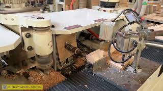 Phay, Khoan, Cấy Sò vào chân ghế 3 in 1 chuyên đồ gỗ lắp ráp, xuất khẩu WM-3A