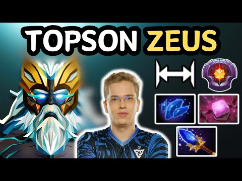 🔥 7.36a TOPSON ZEUS Midlane Highlights 🔥 Master Tier Zeus By Topson INSANE PLAY - Dota 2