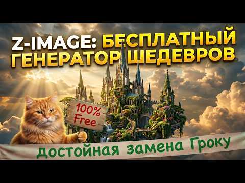 Бесплатный и быстрый генератор шедевров Z-Image 🔥 Запуск через Lightning AI без сложной установки