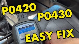P0420 & P0430 Easy Fix
