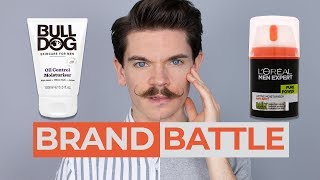 Bulldog Skincare Oil Control Moisturiser vs. L'Oréal Men Expert Pure Power | Brand Battle