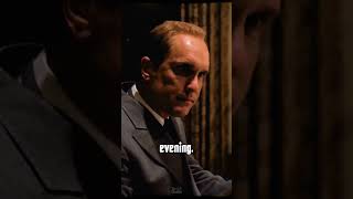“Thank you for the dinner and a very pleasant evening.” Tom Hagen #mafia #thegodfather #movie #film