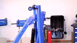 Кран гидравлический складной 1 т Nordberg N3710, передвижной, гаражный