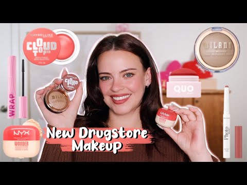 Trying My New Drugstore Makeup Purchases! | Julia Adams