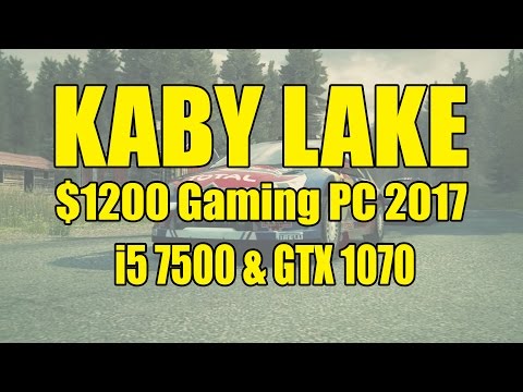 Kaby lake $1200 Gaming PC for 2017 - 1440p Gaming ft i5 7500 and GTX 1070