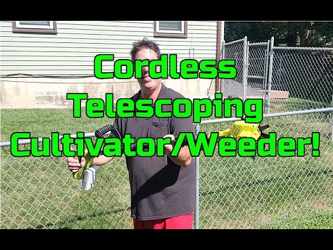 Kinda Fun -  24 Volt  Sun Joe Cordless Telescoping Cultivator Weeder