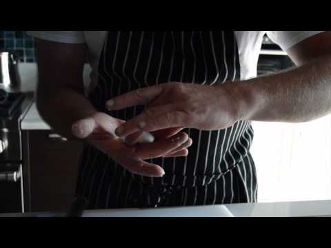 Hosea Rosenberg Makes One of His Specialties: Grape, Pistachio & Goat Cheese "Truffles"