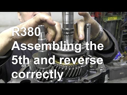 R380 assembling the 5th and reverse correctly