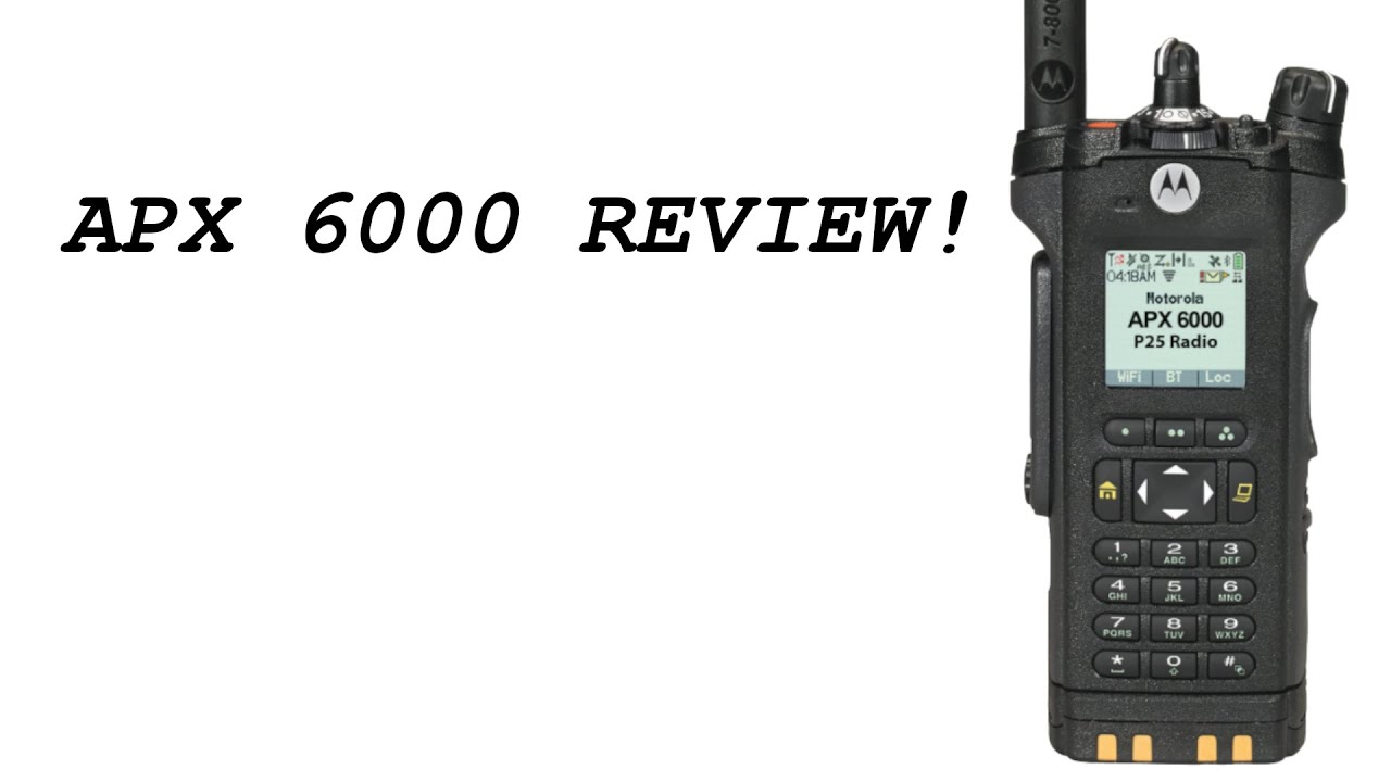 Motorola APX6000 Portable Radio Overview & Features Briefly Explained