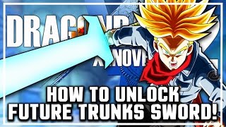How to Unlock Future Trunks Sword Accessory I Dragon Ball Xenoverse 2 DLC Pack 3 Free Update!