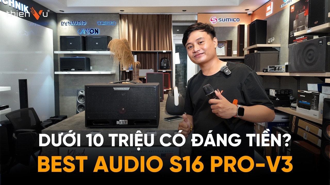 Loa Karaoke Di Động Best S16 Pro V3 - Video