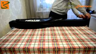 Чехол для удилищ nexus rc-124m rod case bk 145cm