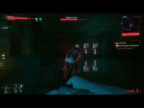 Cyberpunk 2077 - I Walk The Line Sasquatch takedown