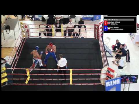 Bojan Miskovic v Daniel Navara WAKO European Championships 2016