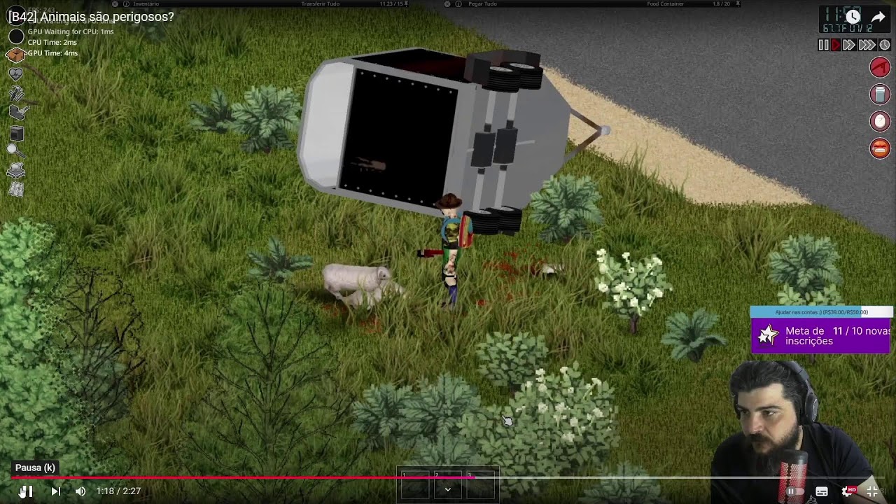 CONTINUANDO NOSSA RUN SURTADA BUILD 42!!!! [Project Zomboid PT-Br]