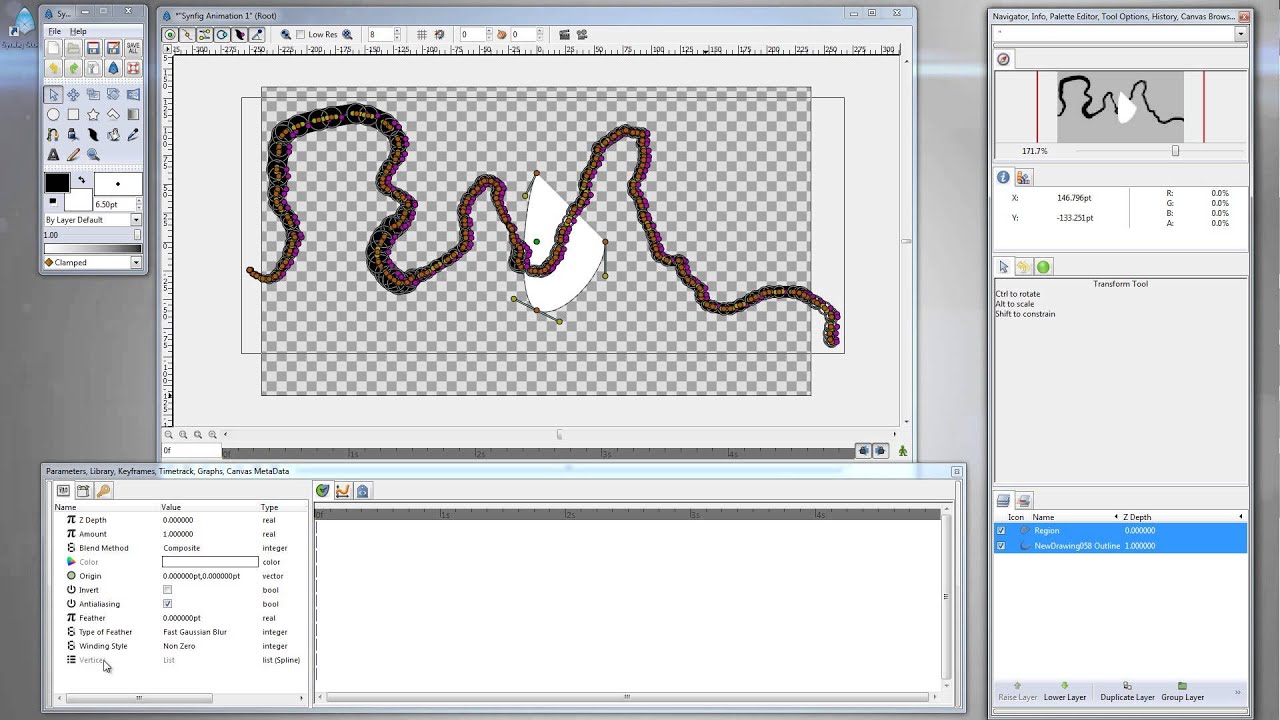 Synfig Tutorial 4: Creating Shapes