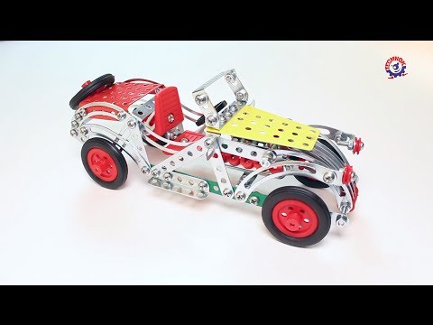 Конструктор металлический ТехноК Ретро автомобиль 284 детали (4821)