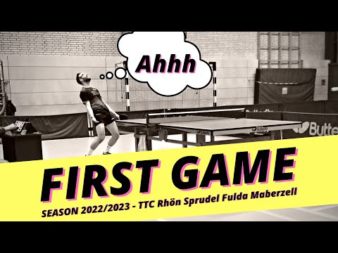 NEUER VEREIN | Erste Spiel der neuen Saison 2022/2023 für TTC Rhön Sprudel Fulda Maberzell #newclub