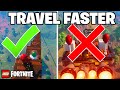 The BEST TIPS To TRAVEL FAST in LEGO Fortnite...