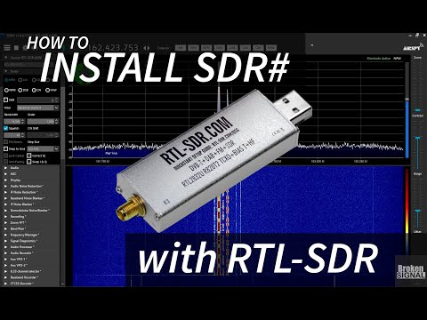 Installing SDR# and configure to use with RTL-SDR