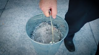 How to safely dispose of hot ashes