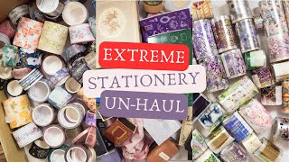 Finally Decluttering My Stationery - Part 1: The Hard Stuff (washi, stamps, journals, stickers)