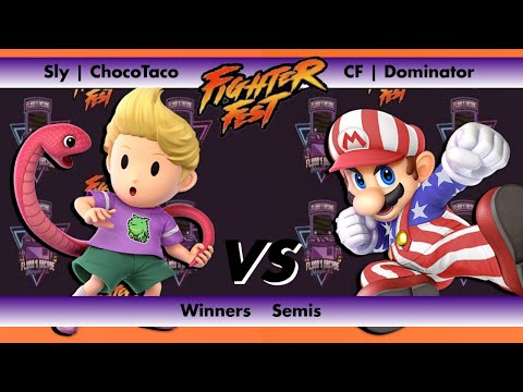 Flynn's Arcade Fighter Fest 5 Winners Semis - CF | Dominator VS Sly | ChocoTaco Super Smash Bros Ult