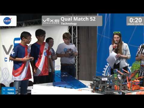 VEX Worlds 2016 - VEXIQ Elementary School - Technology - Qual 52 (9366S 7008A) 108
