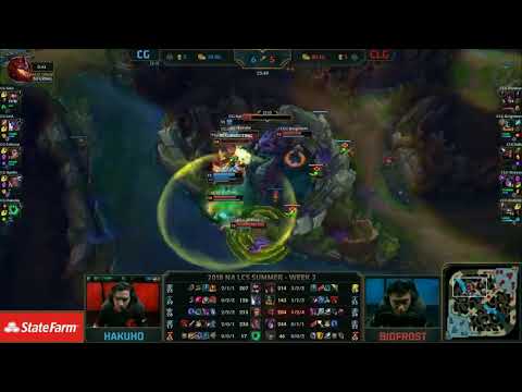 CG (Solo Mundo) VS CLG (Darshan Aatrox) Highlights   2018 NA LCS Summer W2D2
