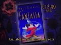 Disney S Fantasia UK VHS Release Ad 1992